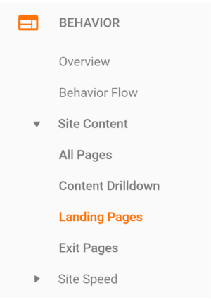 google-analytics-landing-pages