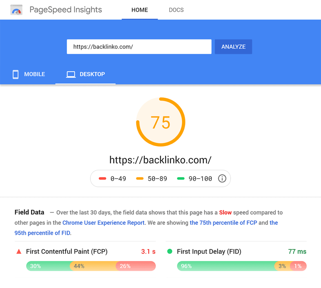 วิธีเพิ่มคะแนน PageSpeed คืออะไร ดีไหม มีปัจจัยอะไรบ้าง ? 7 google-pagespeed-insights