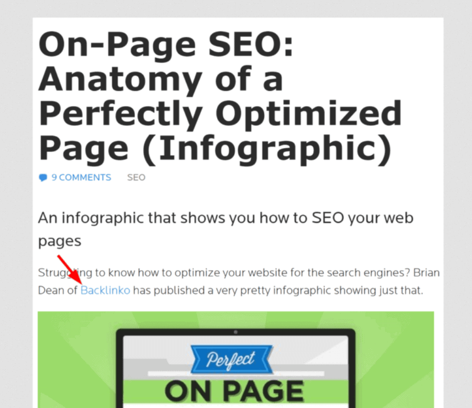 infographic backlink