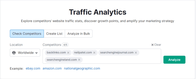 Traffic-Analytics-on-SEMrush