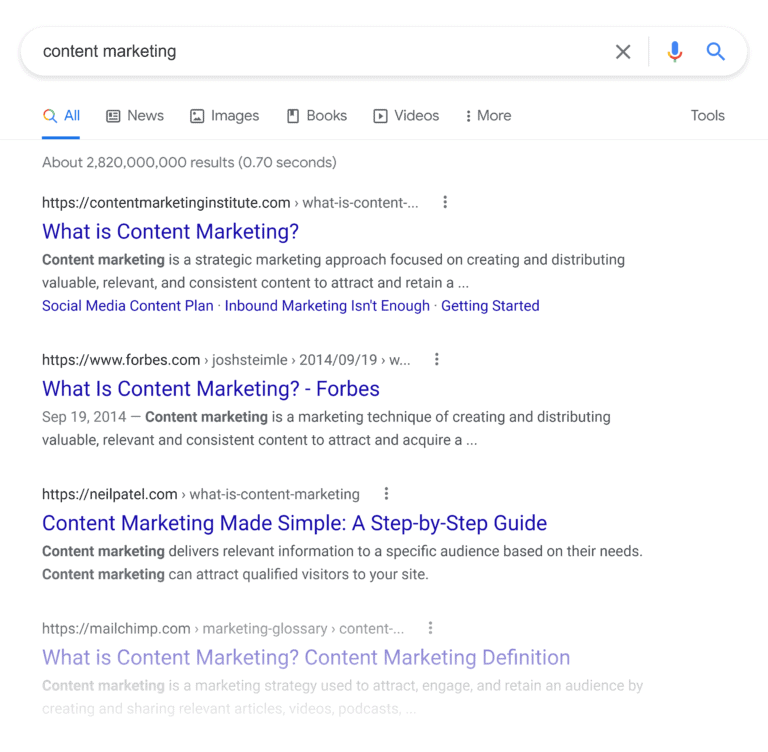 google-serp-content-marketing