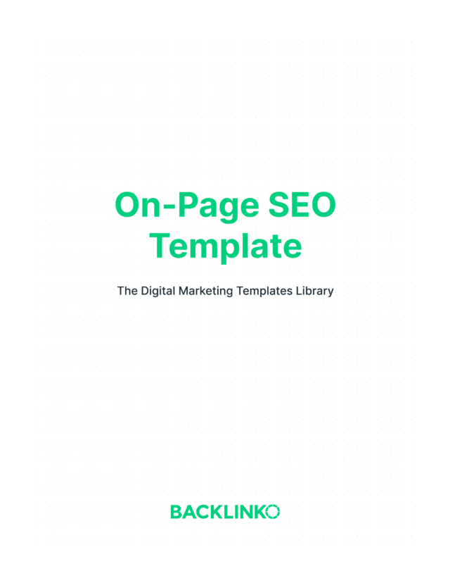 on-page-seo-template