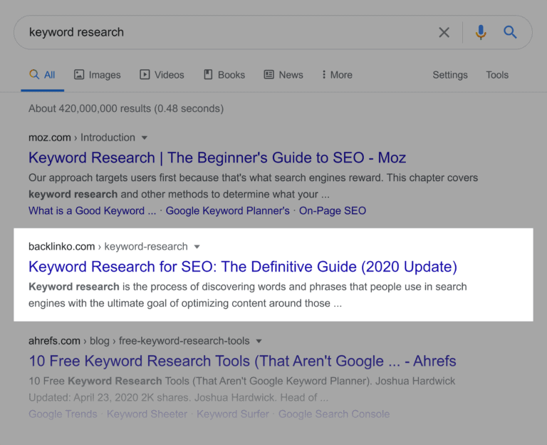 keyword-research-google-serp