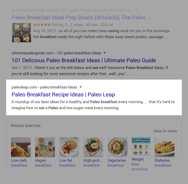 9paleoleap-post-google-serp