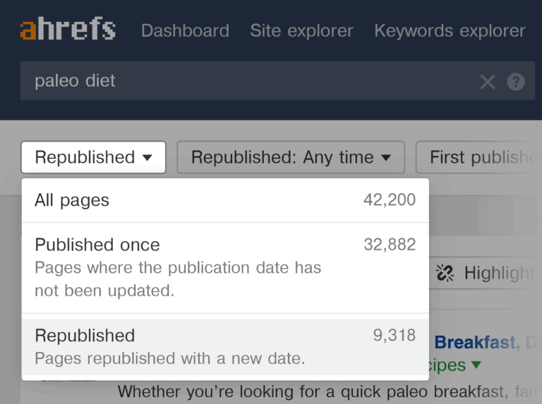 ahrefs-content-explorer-republished-menu