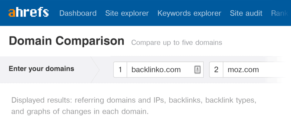 ahrefs-domain-comparison