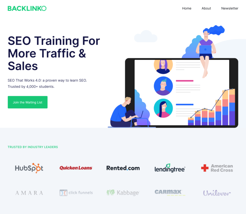 backlinko-seo-training-landing-page