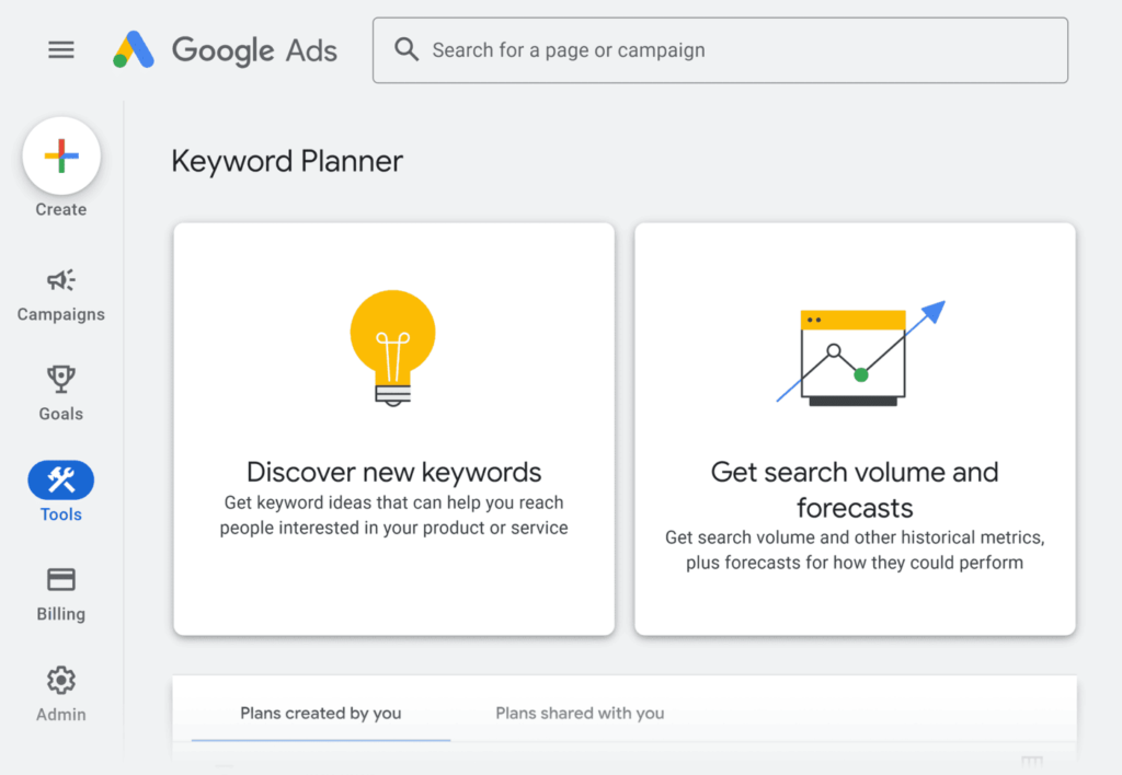 google-keyword-planner