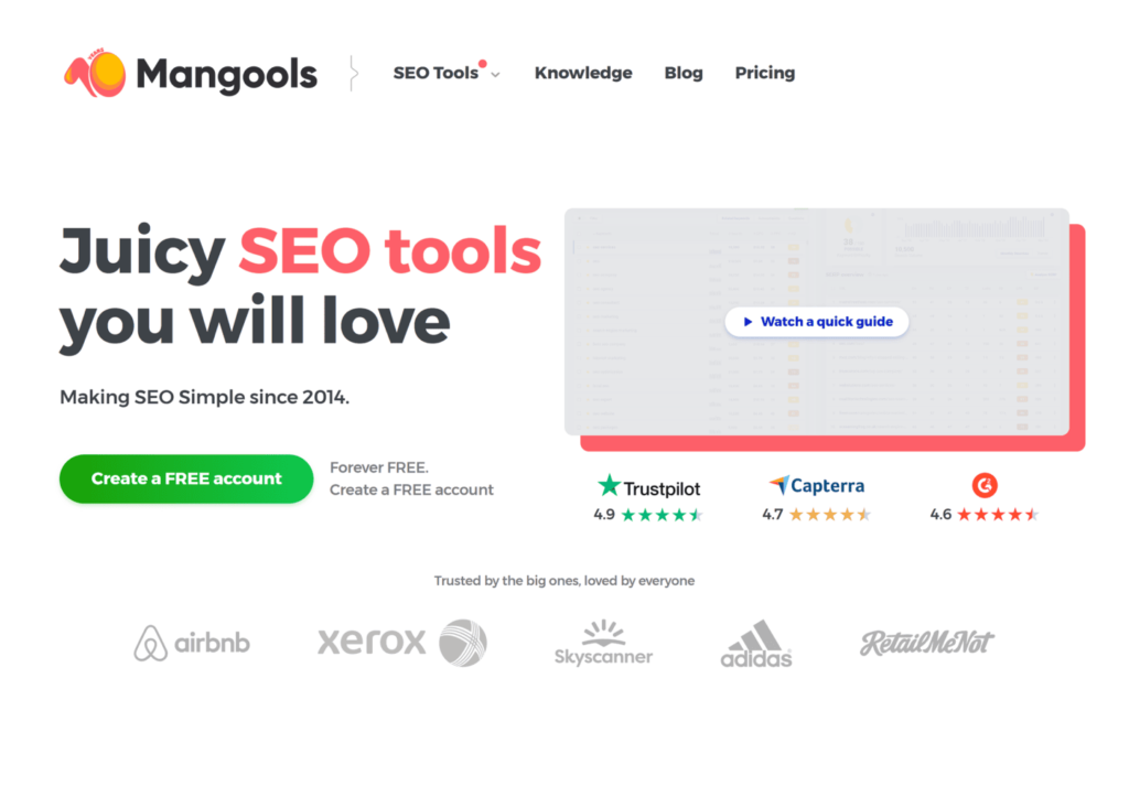 mangools-homepage