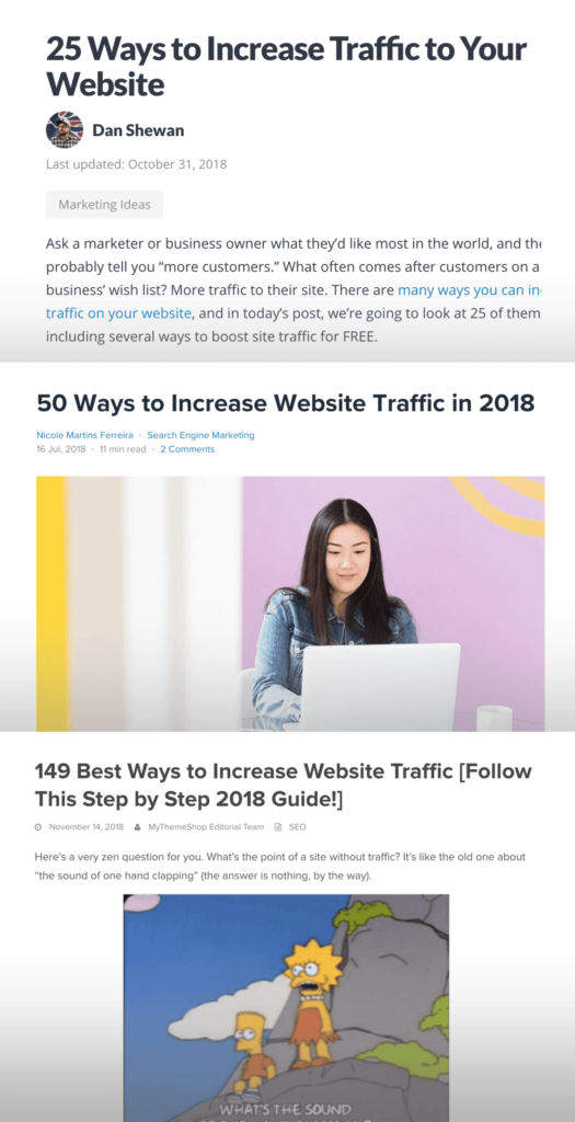 increase-website-traffic-existing-content