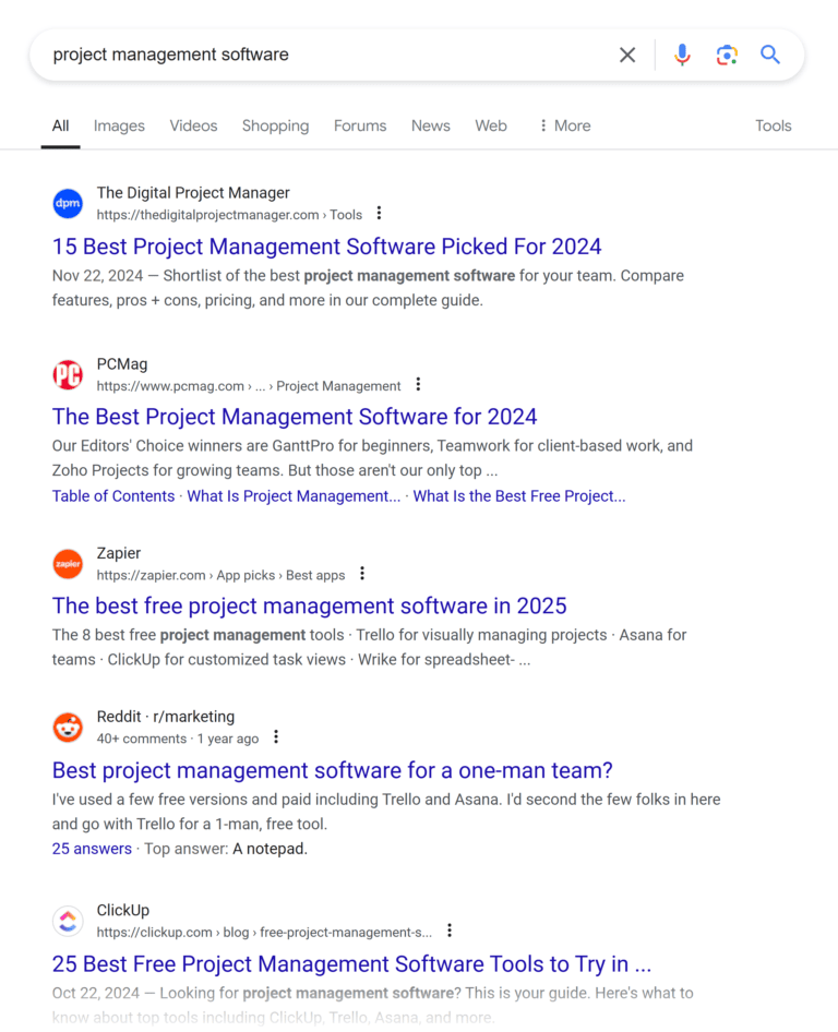 9google-serp-project-management-software