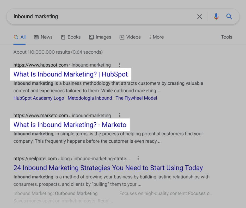 google-serp-inbound-marketing