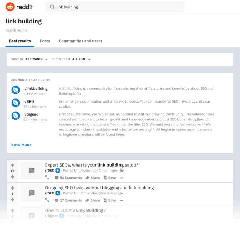 reddit-search-results-link-building