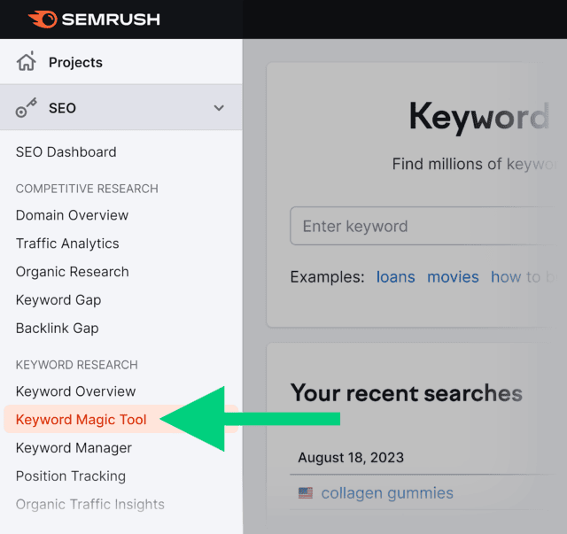 semrush-keyword-magic-tool