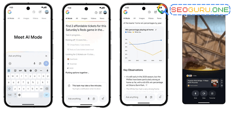 Google AI Mode โมเดลใหม่ล่าสุดพร้อมเขย่าวงการ SEO 3 Google AI Mode